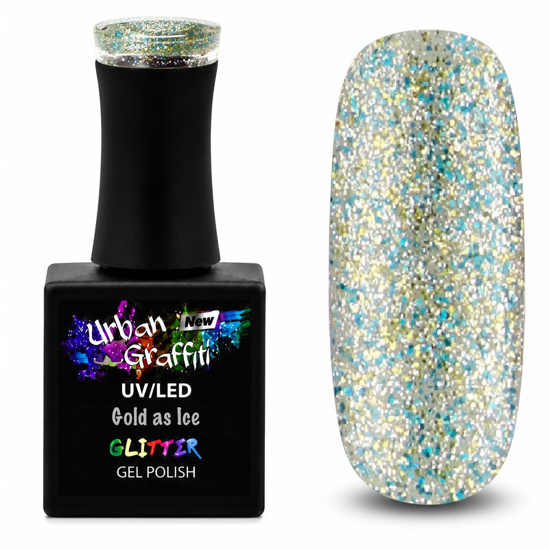 Gold as Ice - Urban Graffiti gel lak 15 ml UGGP-A0760