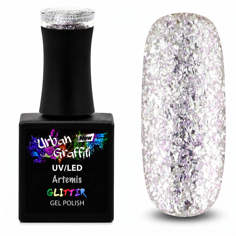 Artemis - UGGP-A0910 Urban Graffiti srebrni bleščeči gel lak 15ml