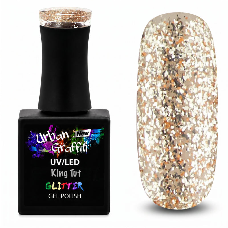 King Tut - UGGP-A0915 Urban Graffiti zlati bleščeči gel lak 15ml