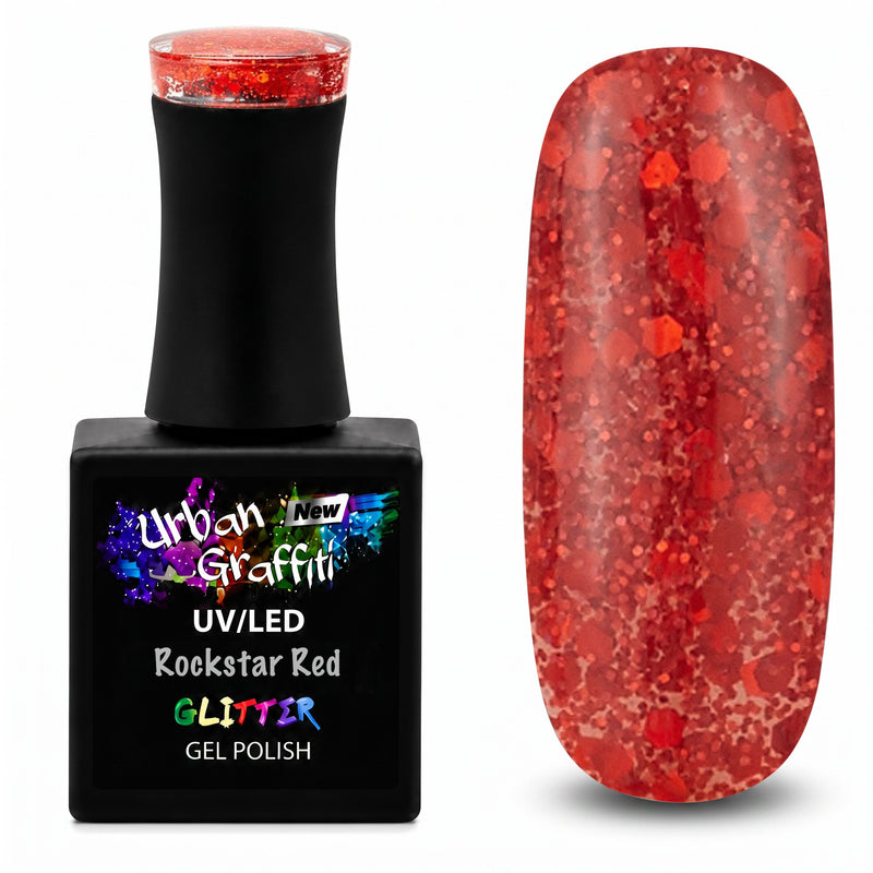 Rockstar Red - UGGP-XS010 Urban Graffiti gel lak za nohte 15ml